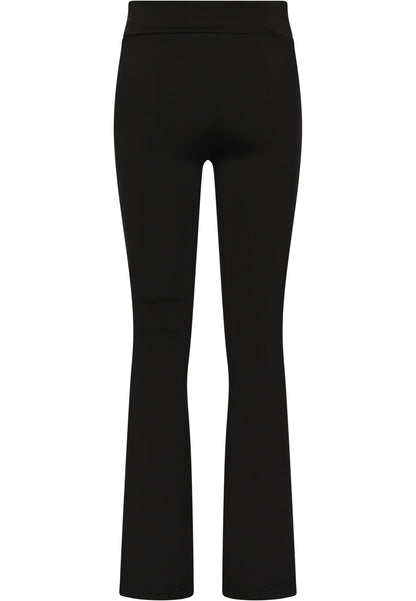 Girls Recycled High Waist Flared Leggings black 158/164