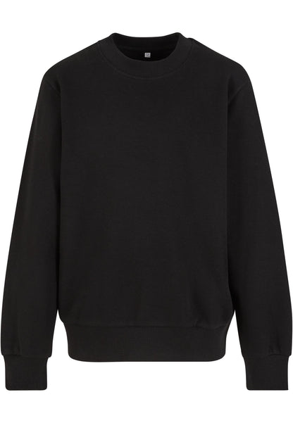 UC Boys Light Terry Crew i färgen black - barnkläder från Happy Parent