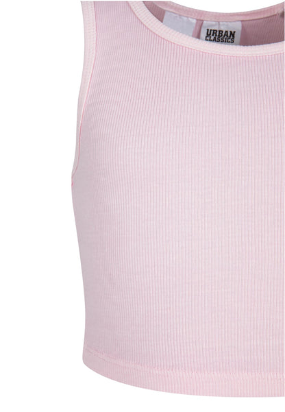 UC Girls Washed Rib Jersey Cropped Shirt