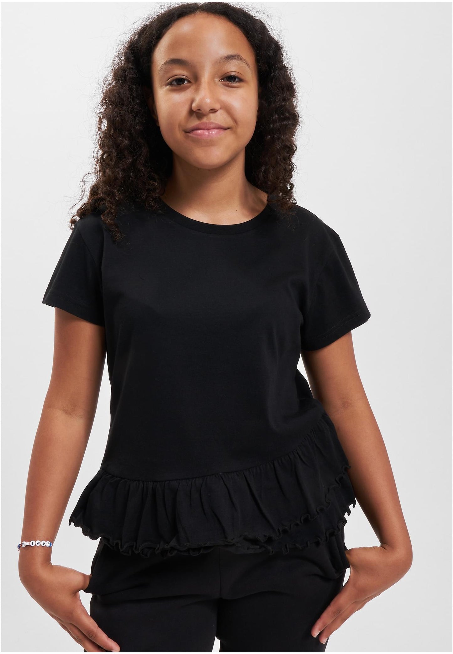 UC Girls Organic Volant Tee - workoutbrands.com