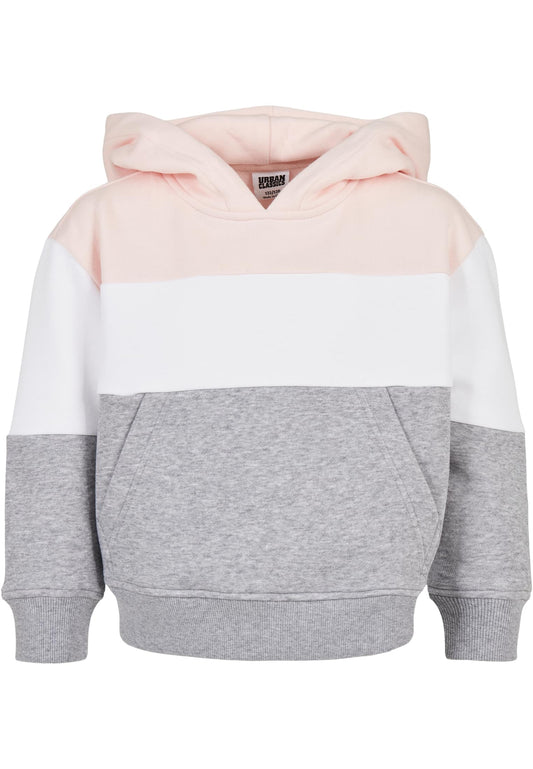 UC Girls Oversized 3-Tone Hoody - pink 122/128