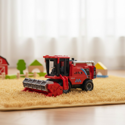 Skördetröska Leksak i Plast – Arbetsfordon för Barn