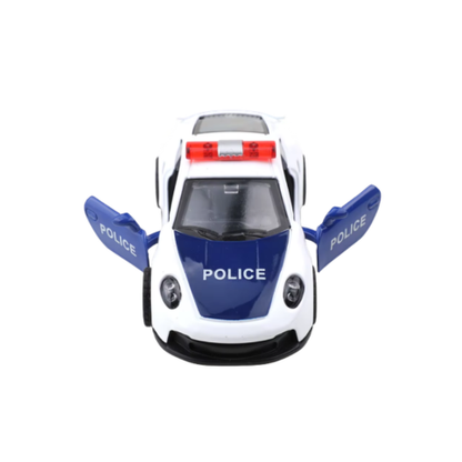 Polisbil Leksak i Metall – Modellbil Skala 1:43 för Barn