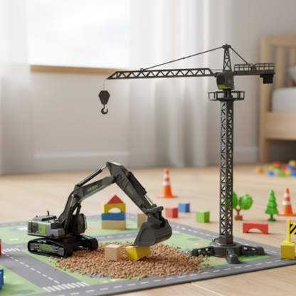 Byggkran & Grävmaskin 2-pack