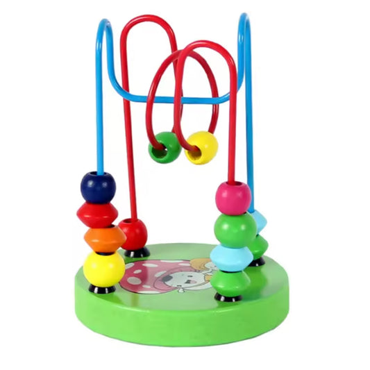 Montessori Kulbana Leksak Pedagogisk Trä - Röd Nyckelpiga