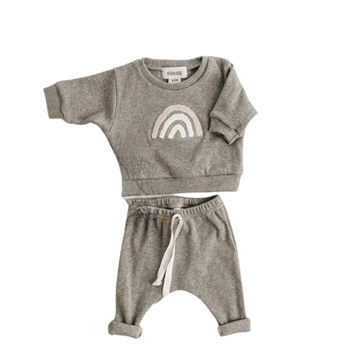Soft Set Khaki/Gray - Five sizes