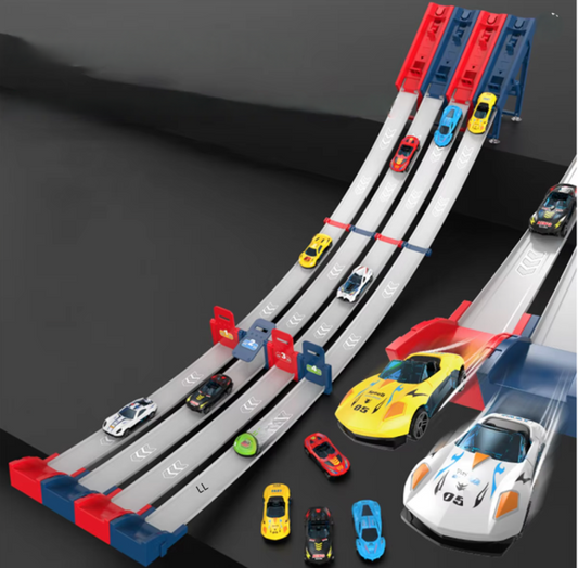 Katapult Bilbana med 3 Banor - Tävlingsbana